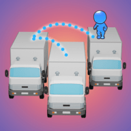 疯狂的卡车3D_logo